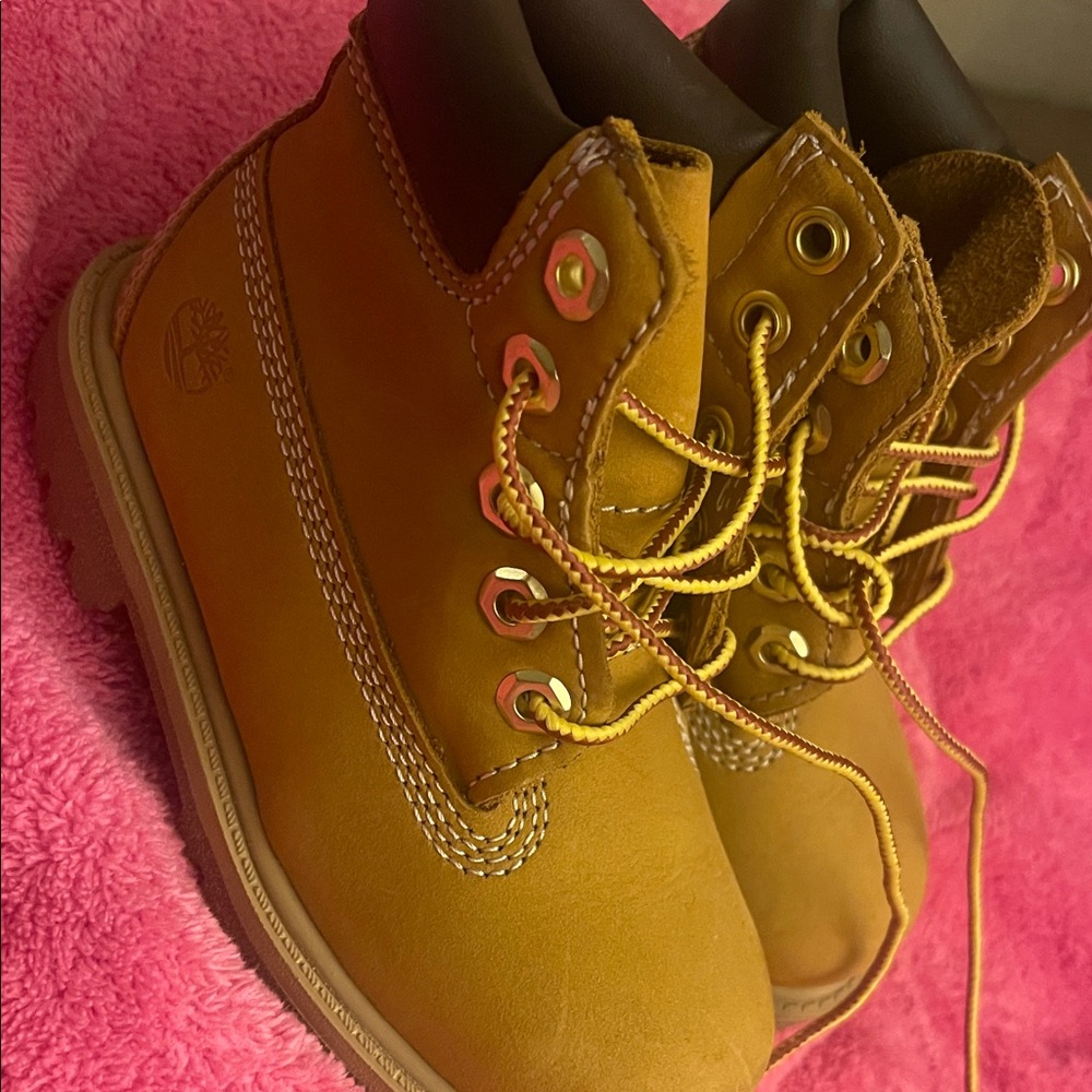 Timberland Kids Brown Lace-Up Waterproof Boots